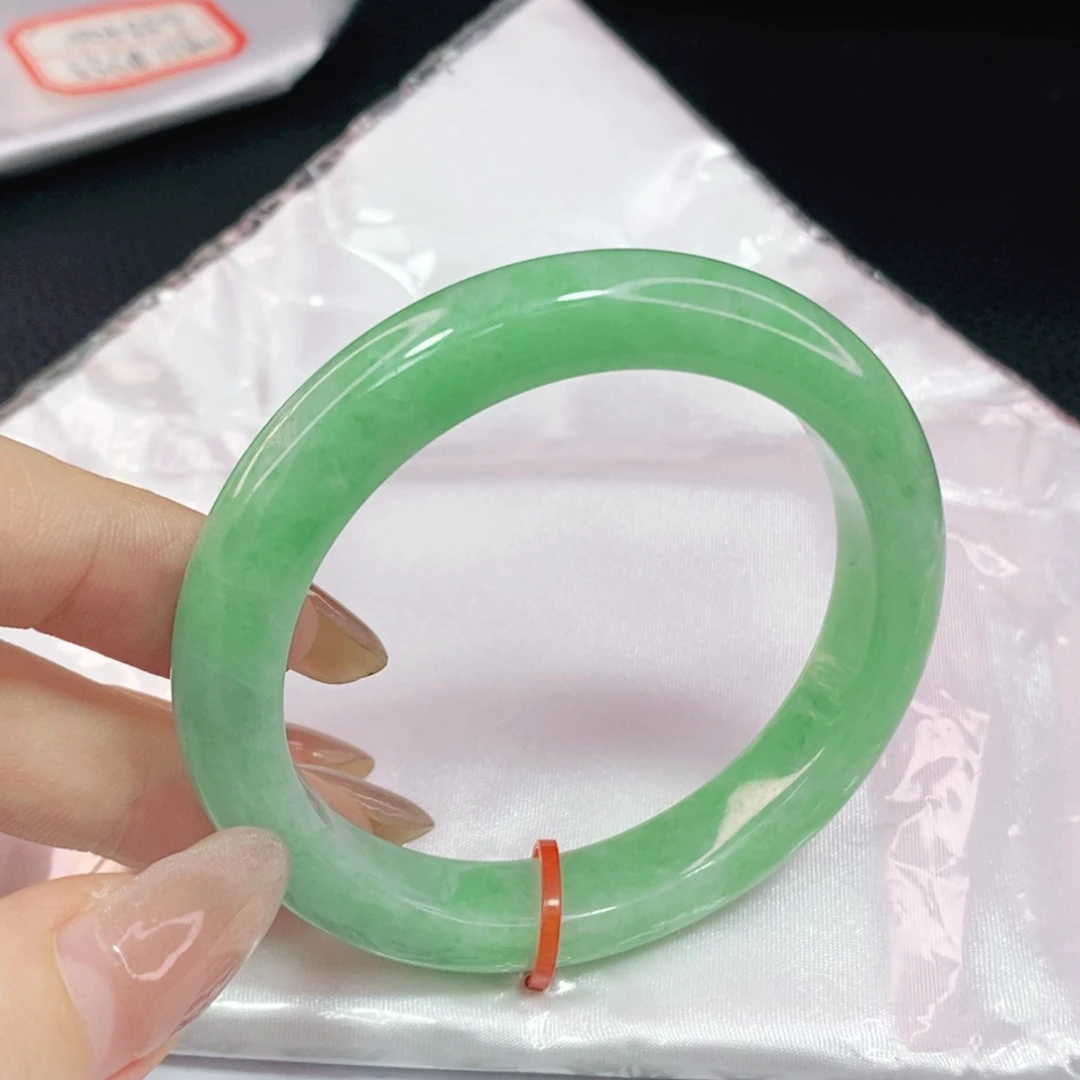 未镶嵌手镯翡翠53.5正圈