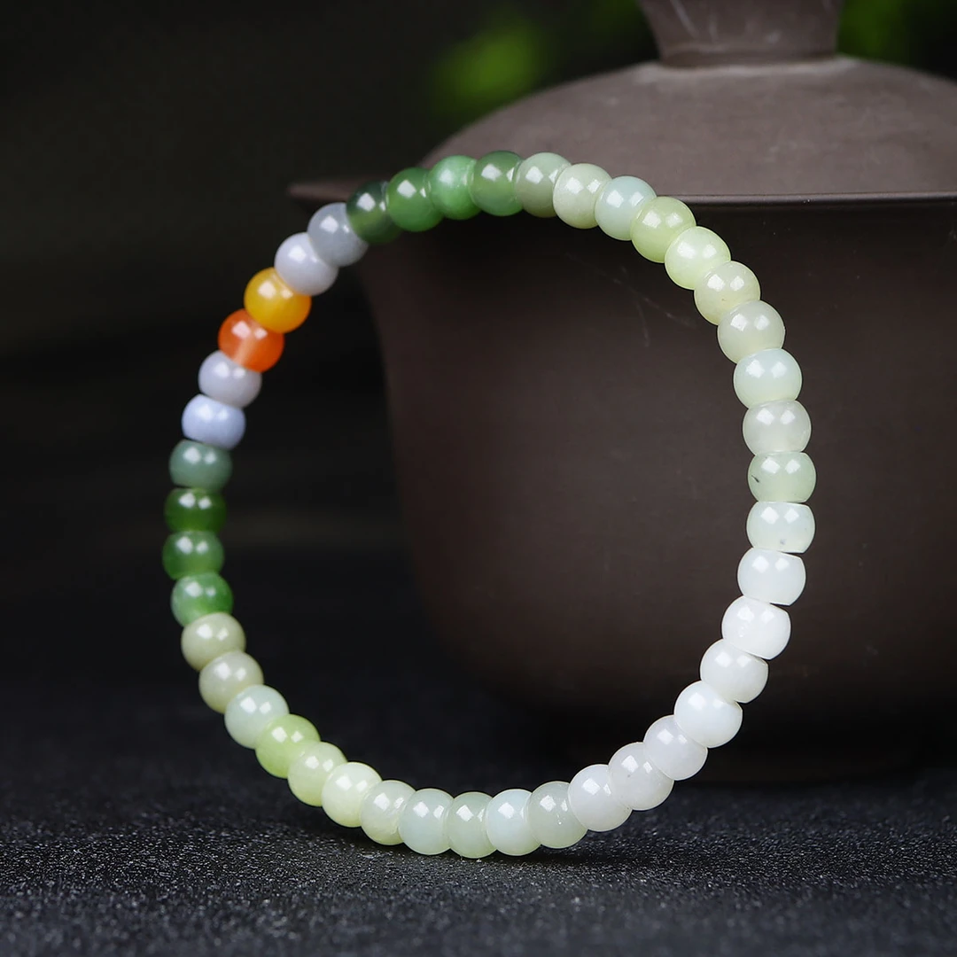 1226140和田玉多宝手链