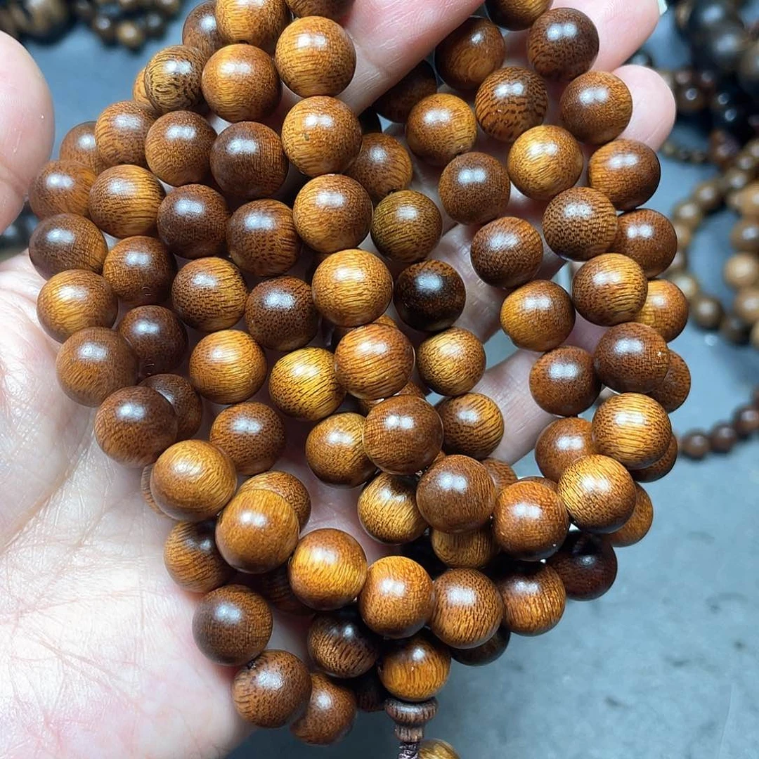 沉香手串富森红土瘤疤1.0