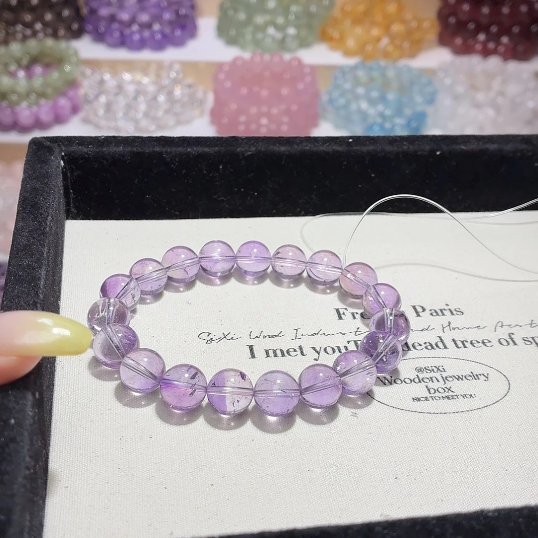 猕****水晶手串未镶嵌天然水晶10+