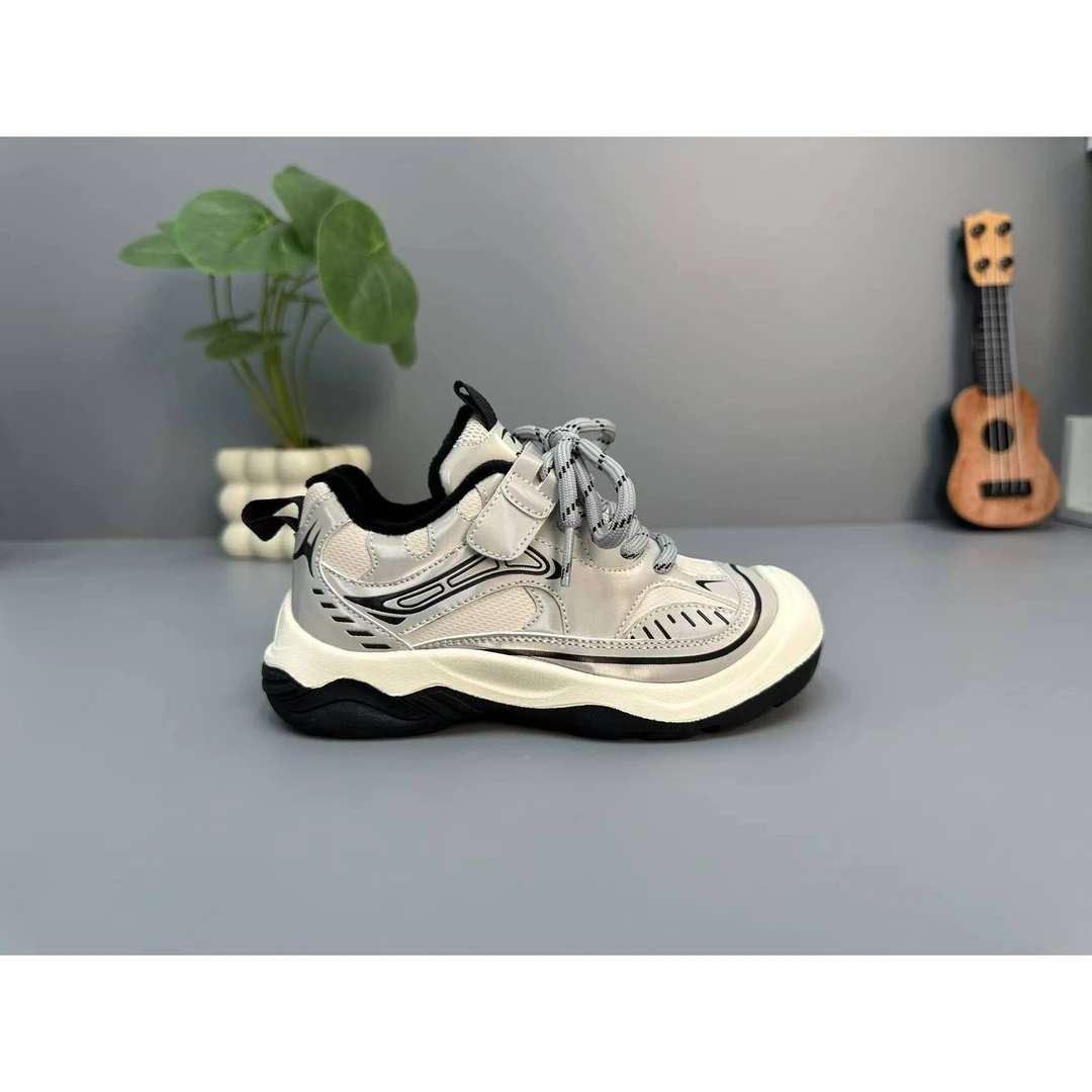 【郝叔专享】德尔惠6012新款二棉简约撞色户外登山运动鞋