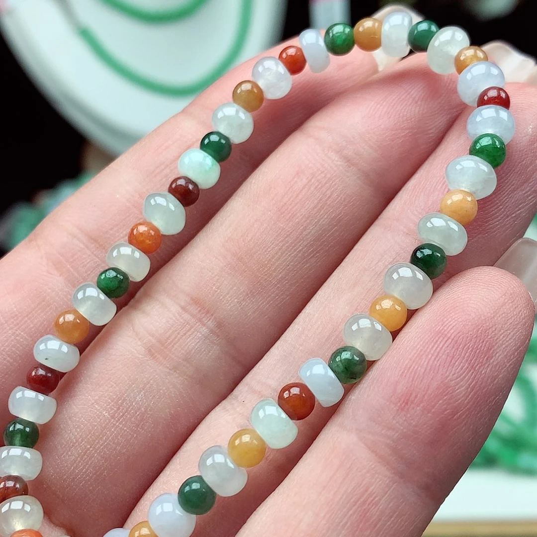 未镶嵌手链翡翠翡翠