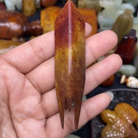 和田玉未镶嵌颈饰14