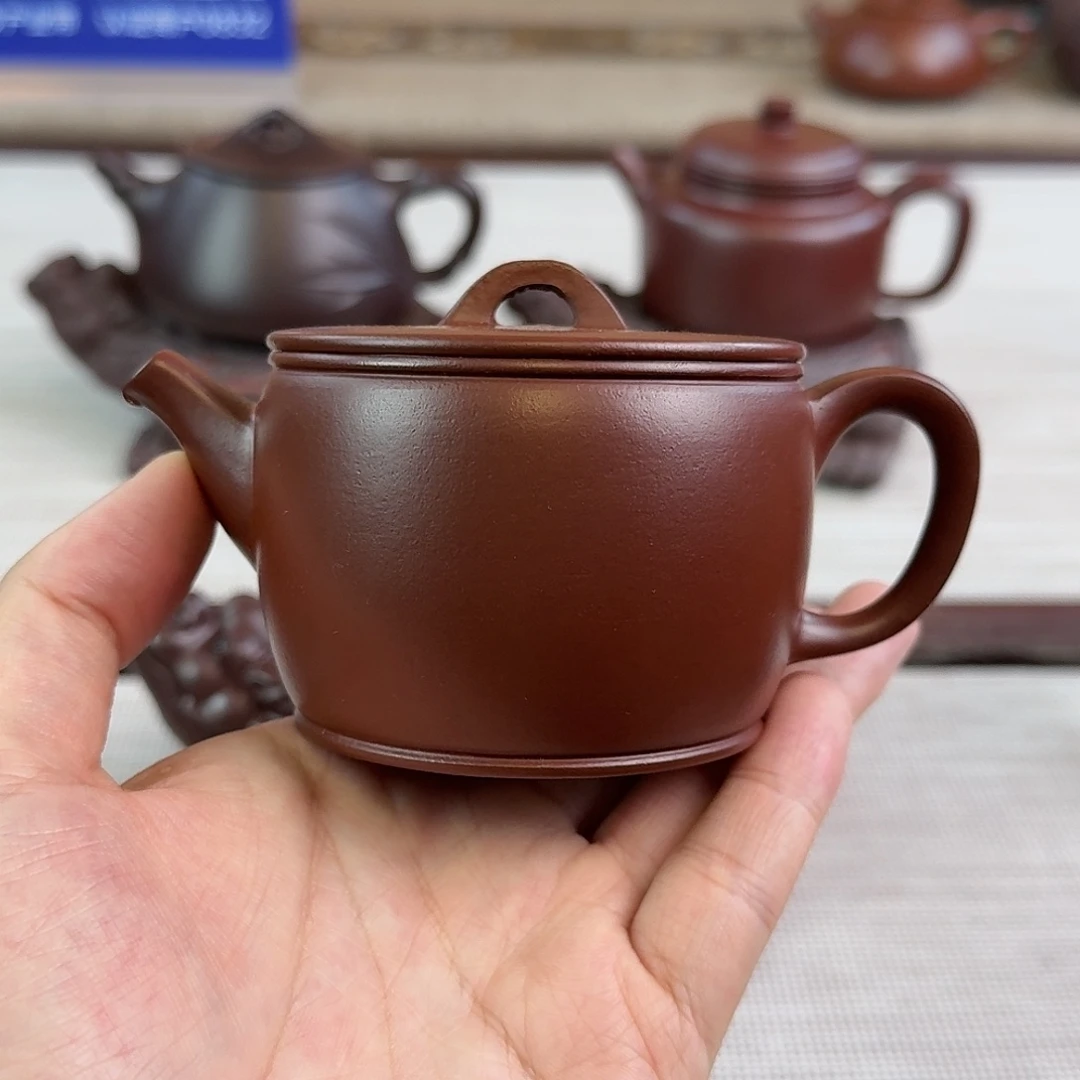 紫砂茶壶200cc底槽清汉瓦全手工