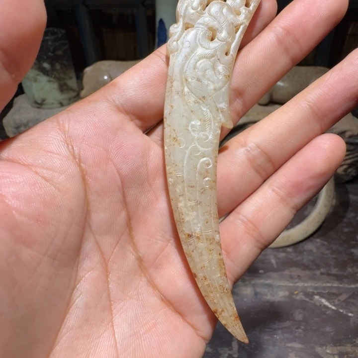 和田玉（糖玉）未镶嵌颈饰二*兄