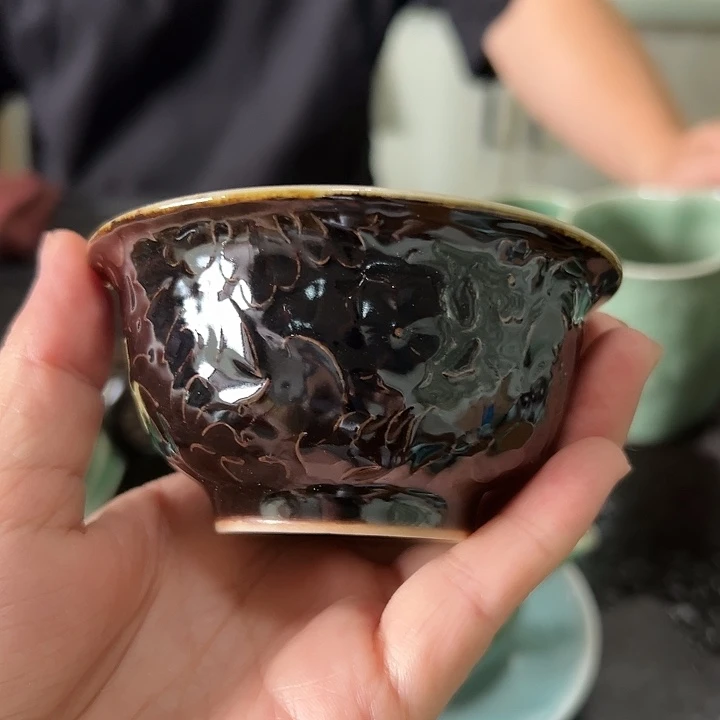 龙泉云间青瓷小米茶器