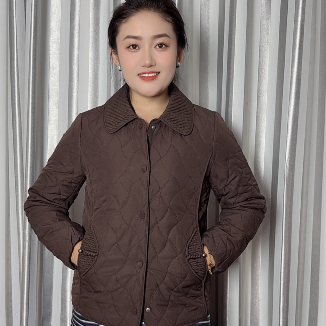 2025洋气棉服棉衣新款中年秋冬妈妈外套