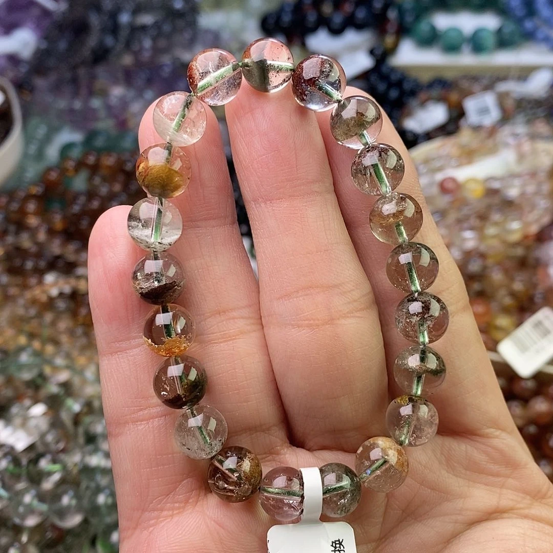 水晶手串未镶嵌铁***3卡9