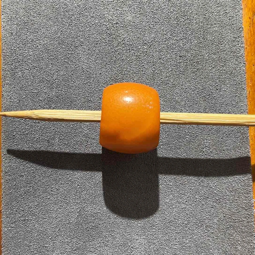 蜜蜡颈饰未镶嵌老蜜蜡马蹄珠直径19.6