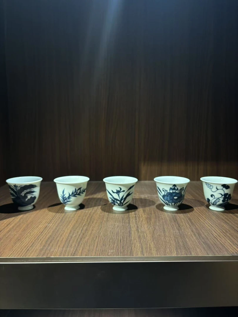 景德镇陶瓷青花小杯（画片不指定）