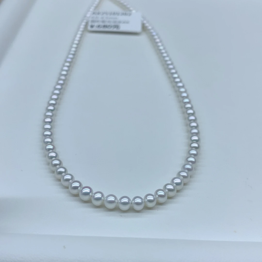 颈饰淡水珍珠未镶嵌4-4.5mm小米项链