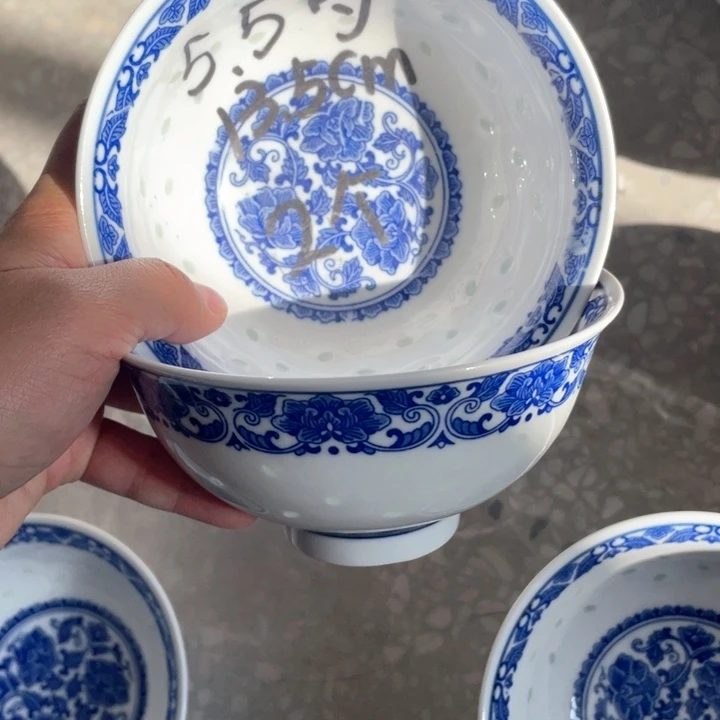 碗景德镇高温细白瓷餐具