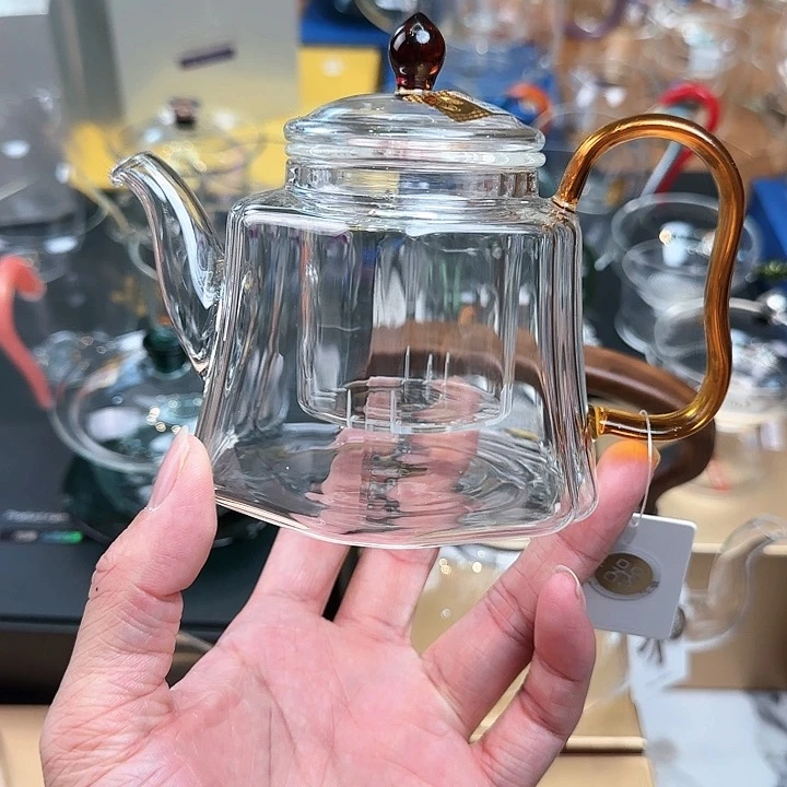 禾器琥珀色锦瑞壶