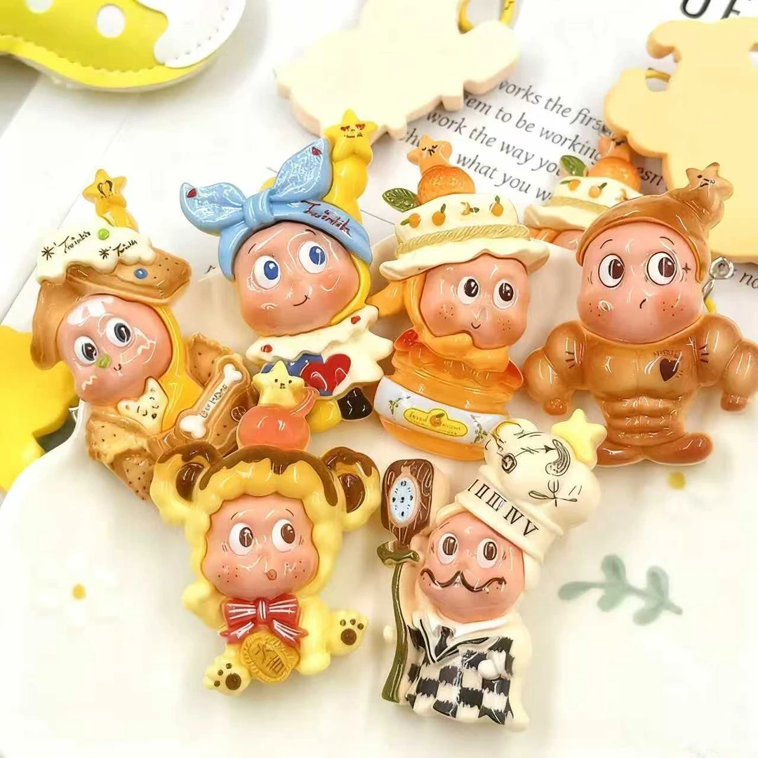 卡通树脂奶油胶diy饰品配件 发夹手机冰箱贴钥匙扣配饰材料