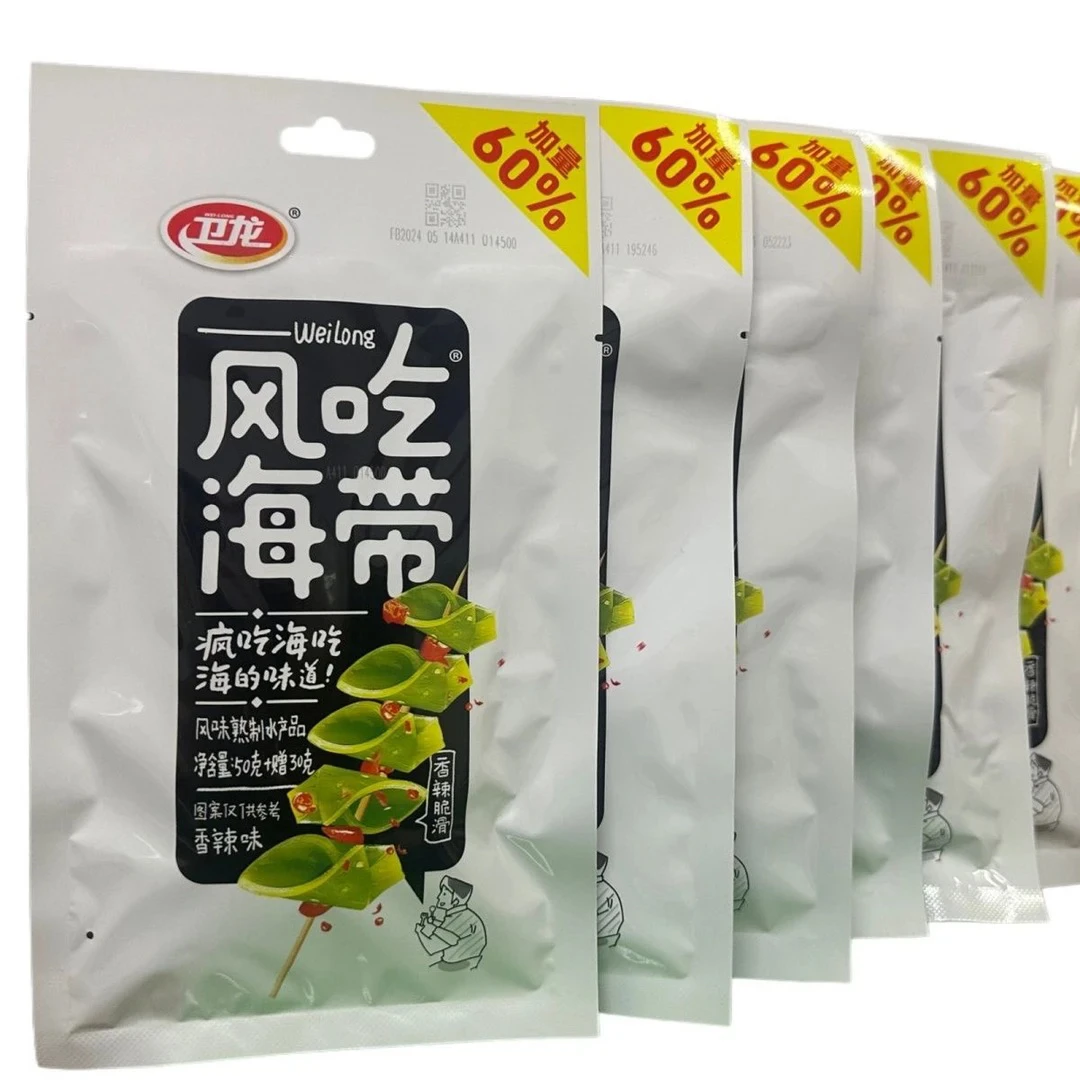 8月8号到期风吃海带香辣味低脂低卡80克夜宵办公解馋爽脆小零食