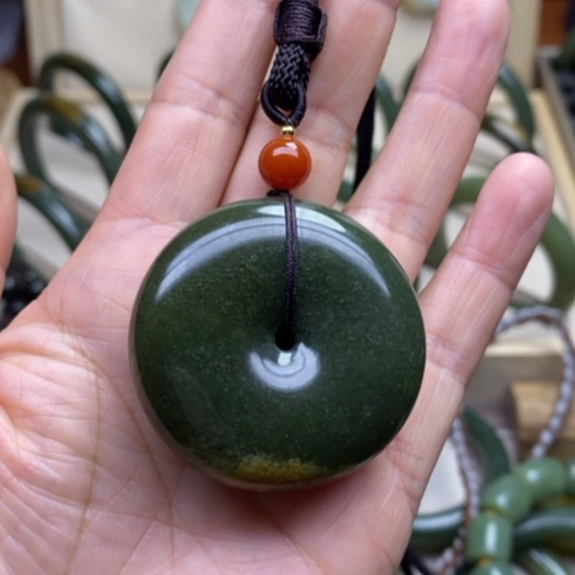 【闪购商品】和田玉挂件未镶嵌自**在