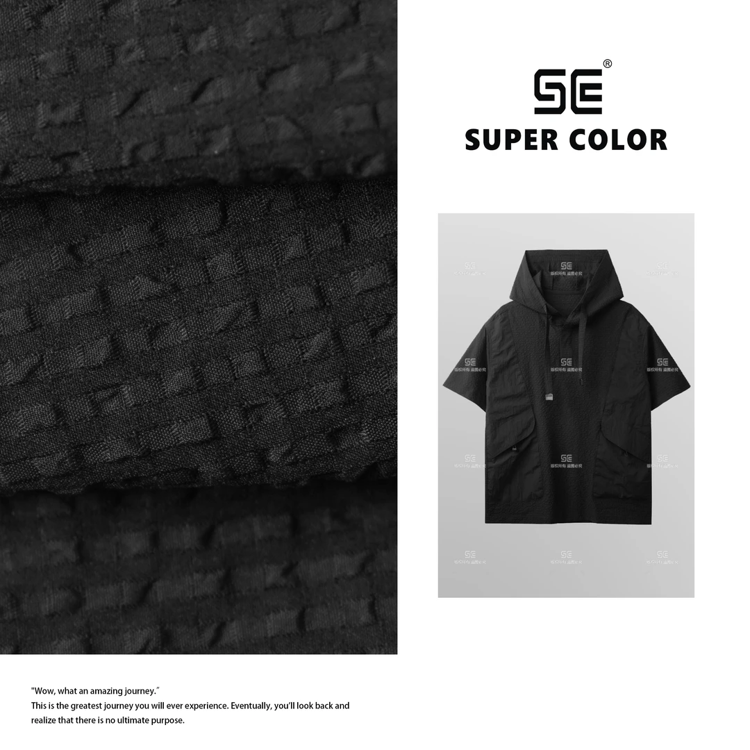 supercolor【黑武士防晒短袖】 25ss//夏季百搭纯色男女同款短袖 6
