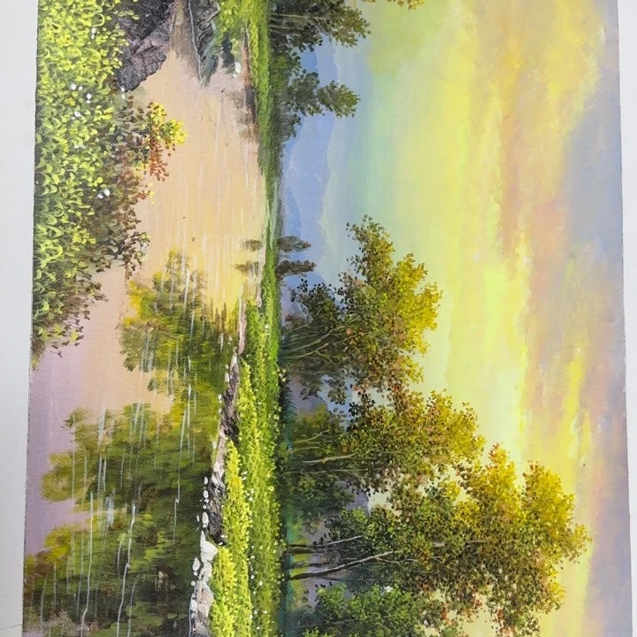 油画好想去看看那些