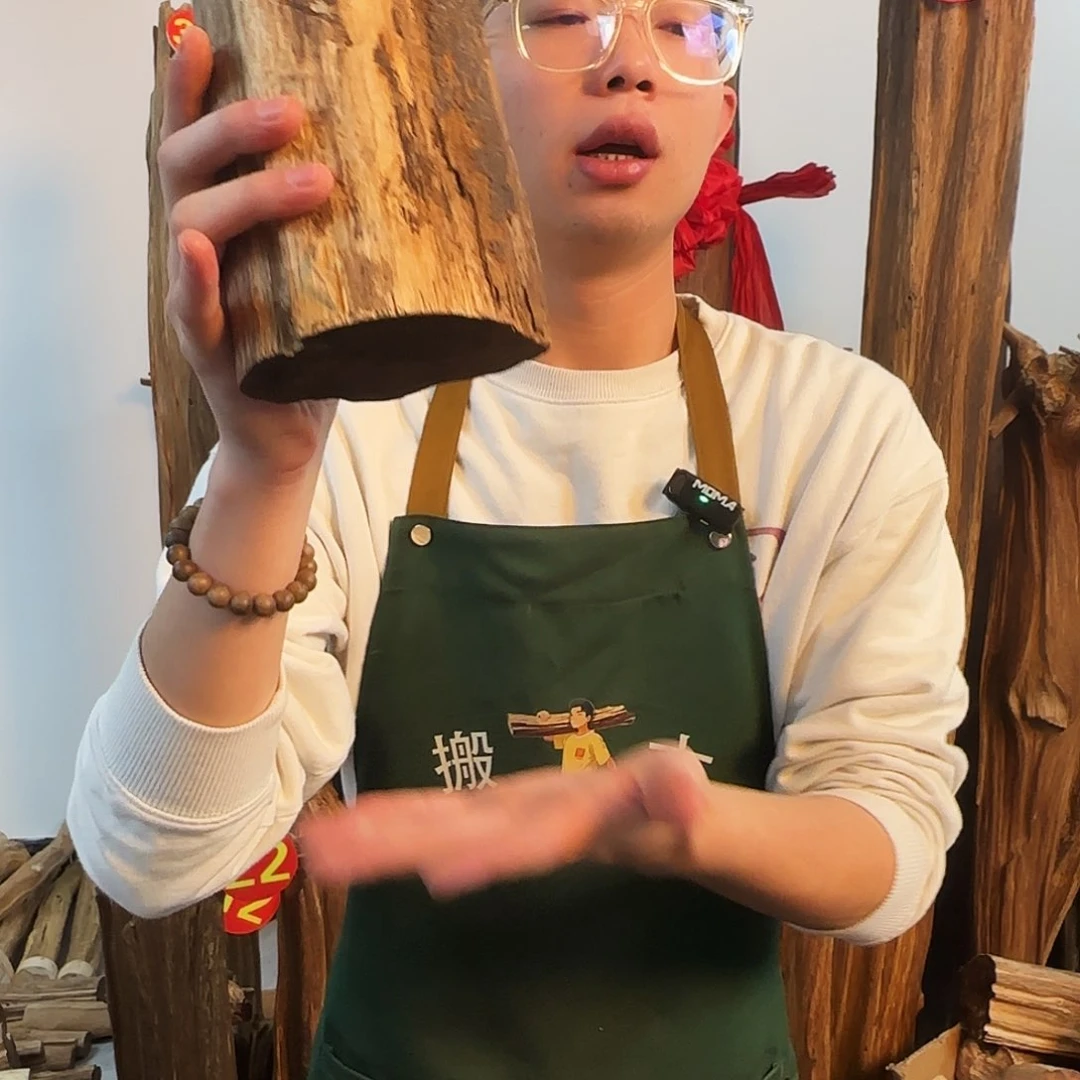 沉香摆件天然沉香原木摆件➕底座