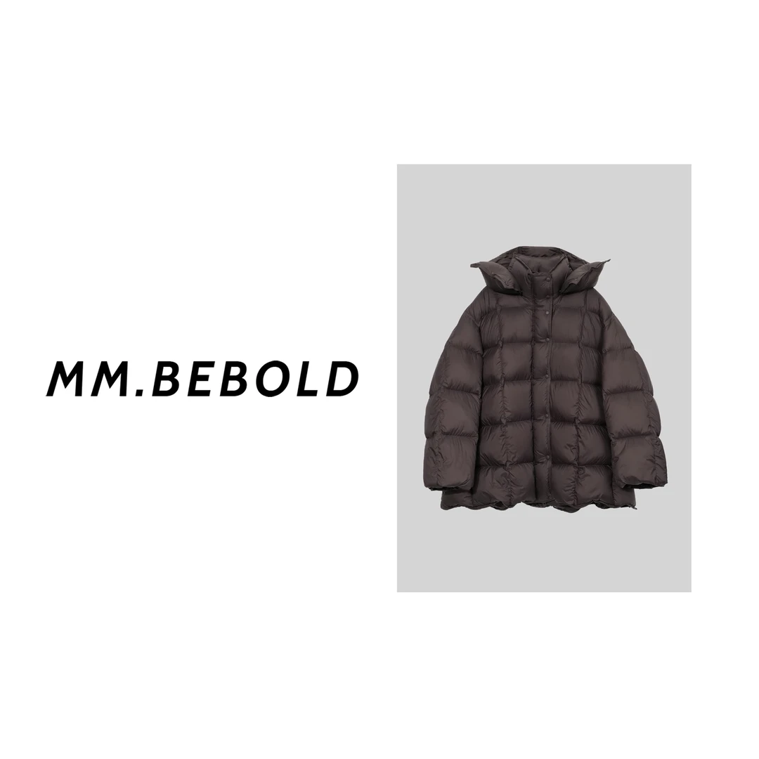 【妙姐精选】暖冬 连帽云朵泡芙小方块羽绒服MCF799