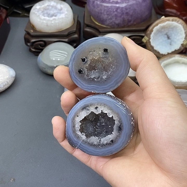 摆件紫晶未镶嵌聚宝盆