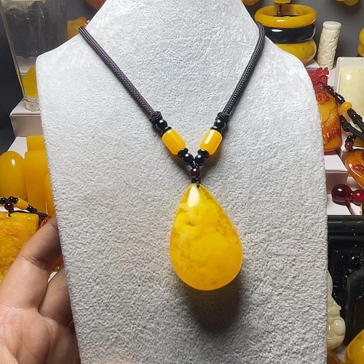 飘花水滴挂件 毛衣链 服饰配饰