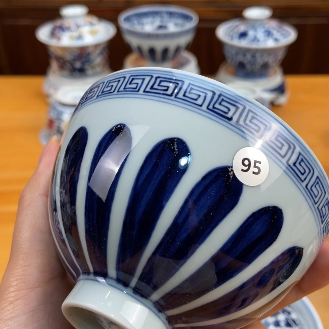 手绘现代茶具非古董