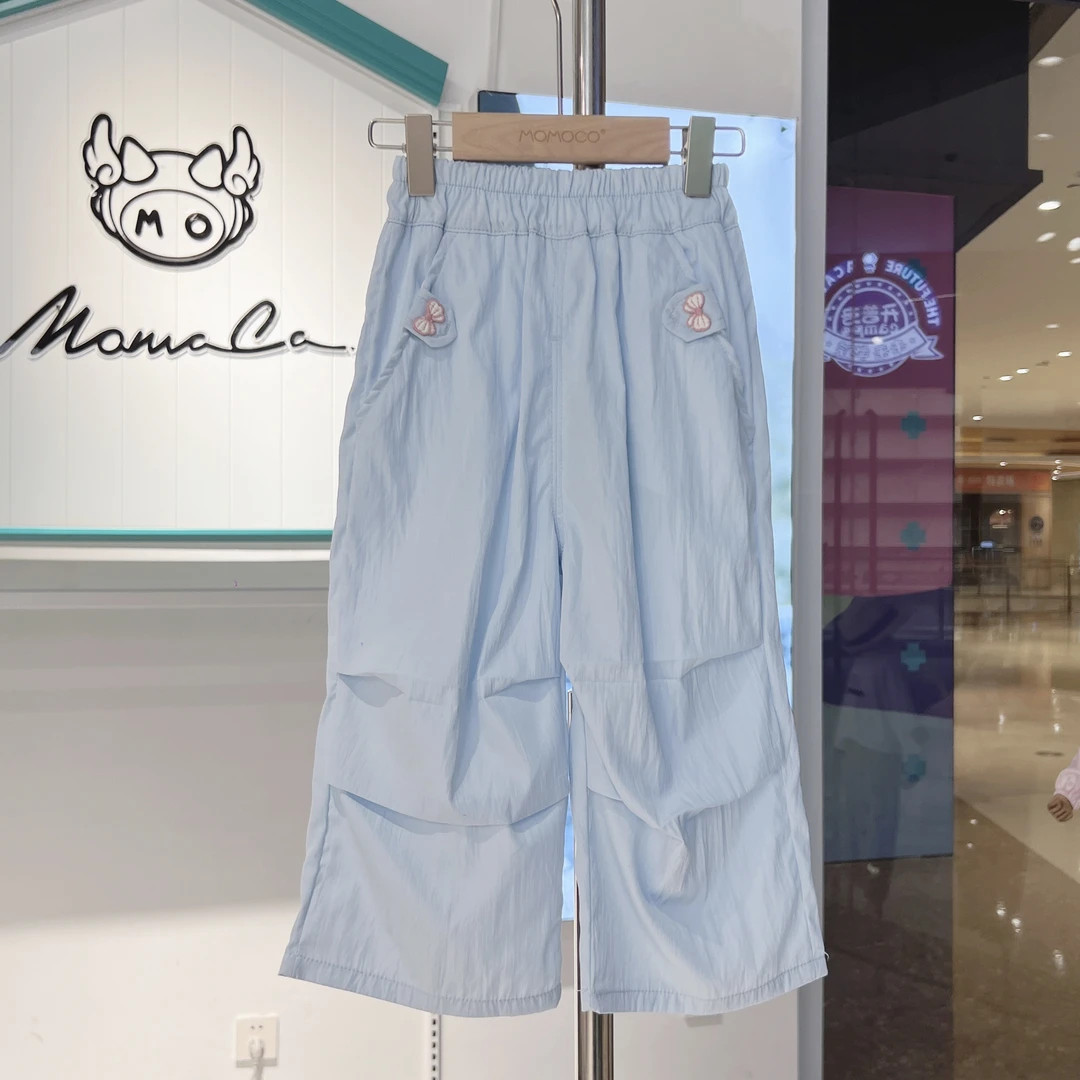 MOMOCO一秒入夏女童新款2025时尚百搭时尚休闲裤77630354017