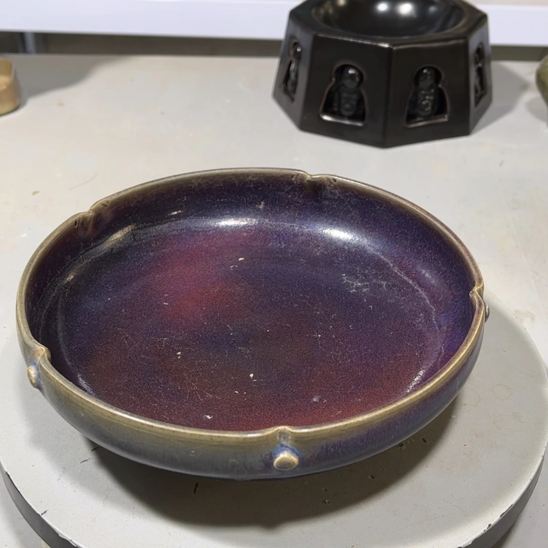 瓶钧窑瓷器品相完美