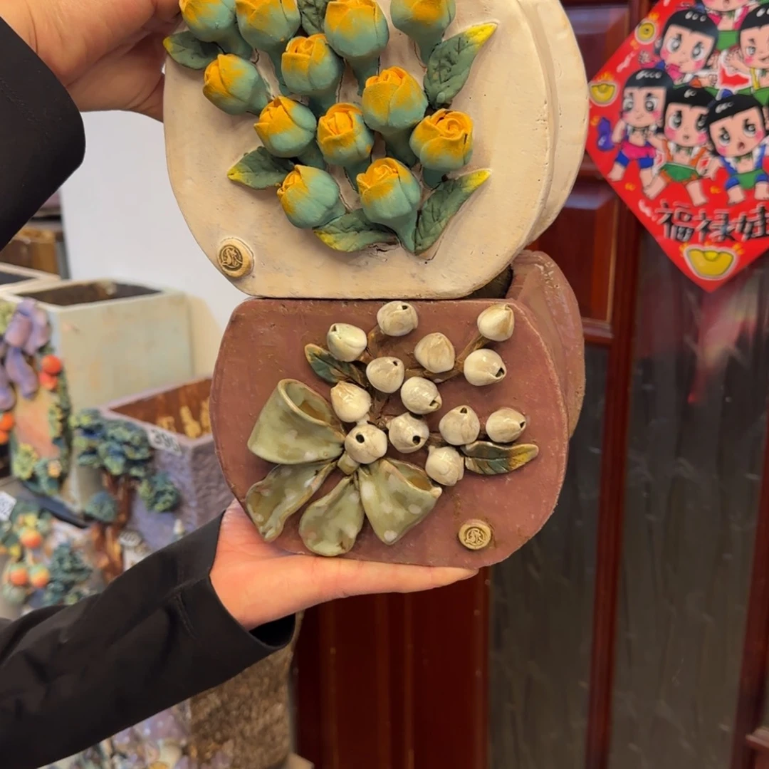 【闪购商品】陶瓷@***姐粗陶手捏