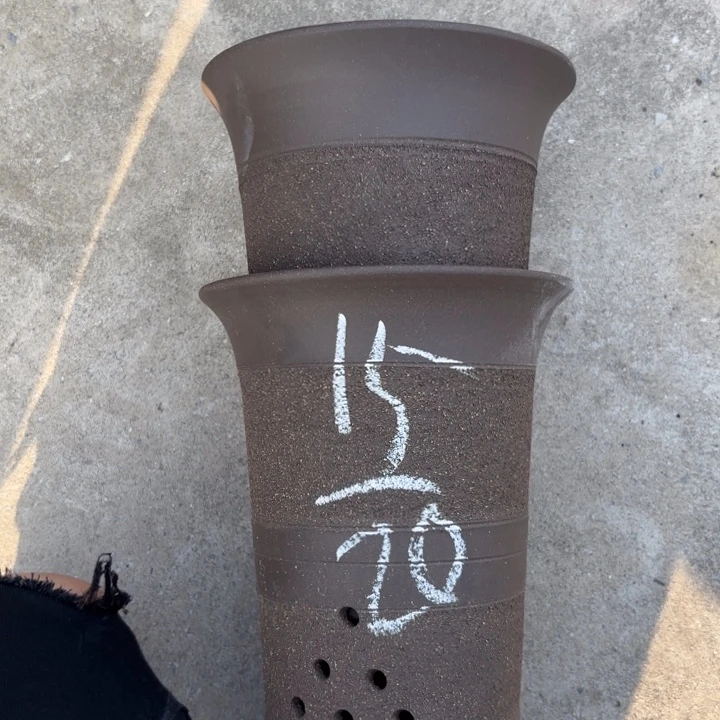 紫砂花盆紫砂的花