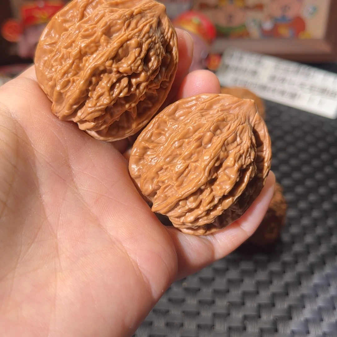 核桃文玩麦穗虎头39