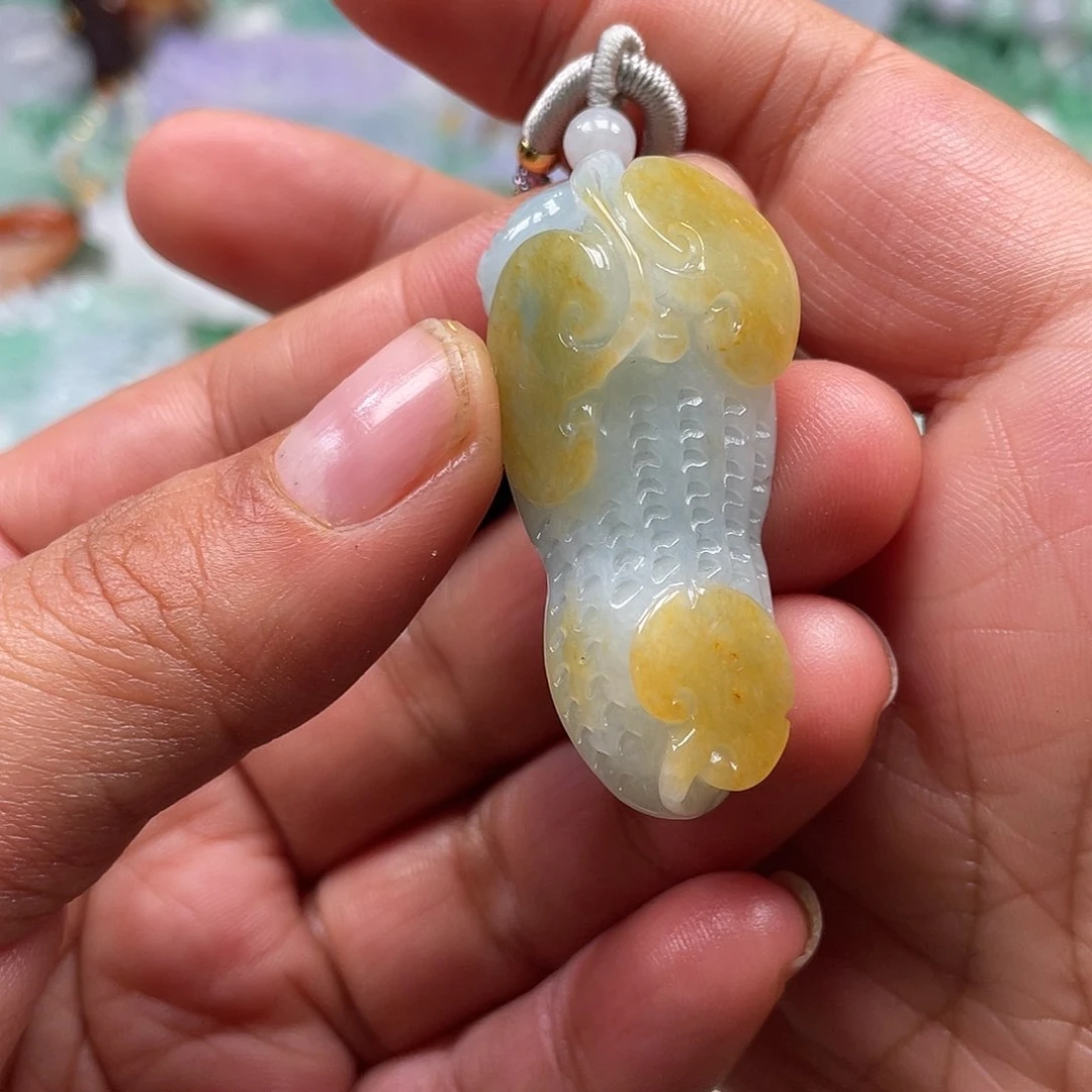 颈饰未镶嵌翡翠翡玉缘翡翠