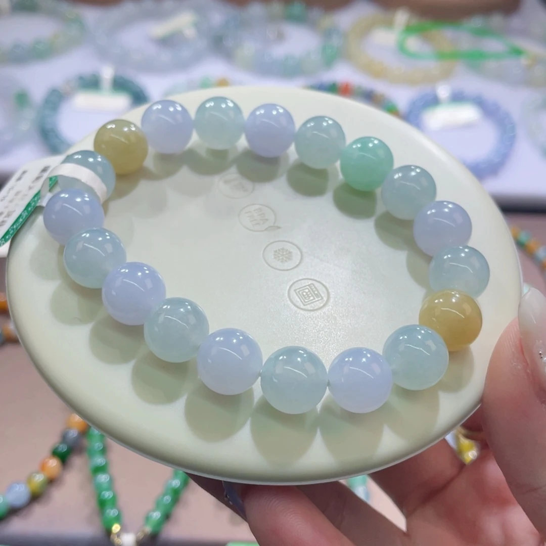 未镶嵌手链翡翠马卡龙卡10
