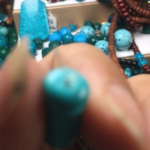 常***江高瓷蓝绿隔片一组