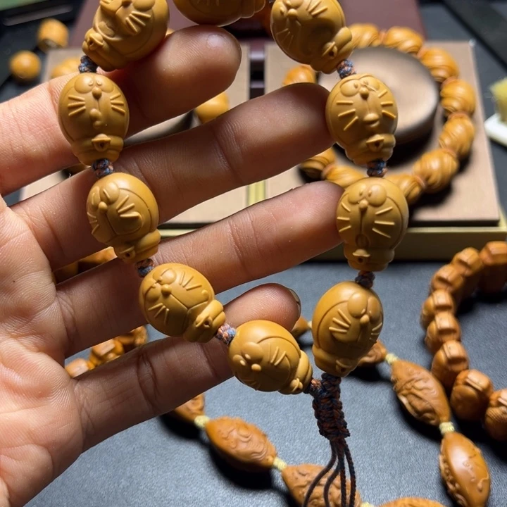 手串/手链橄榄核橄榄核雕哆啦A梦