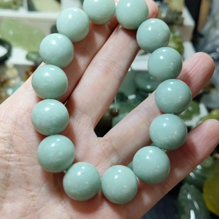 岫玉手串款式未镶嵌