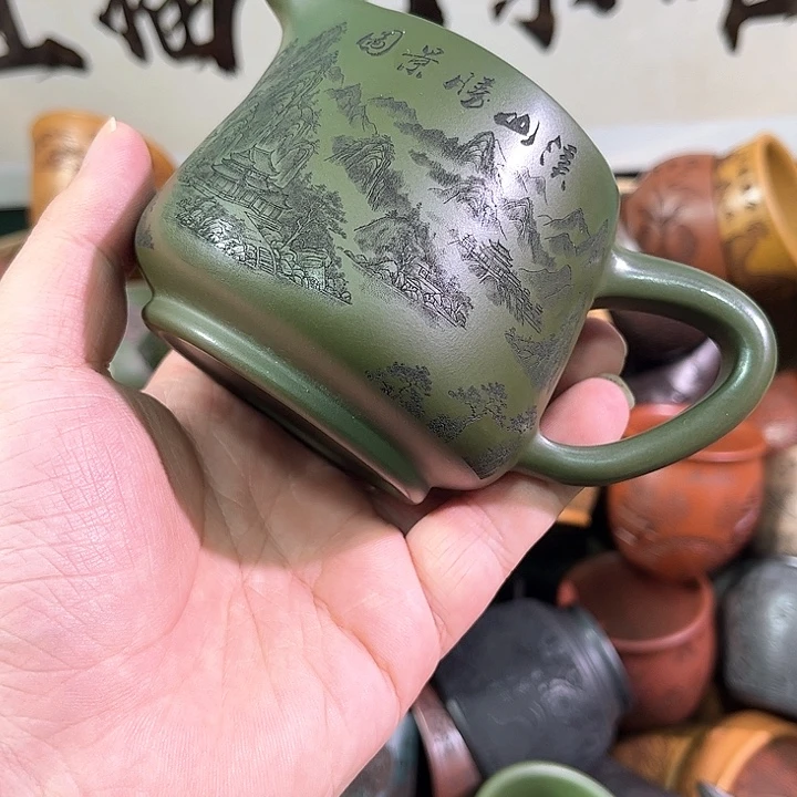 茶杯紫砂全手工紫砂主人杯