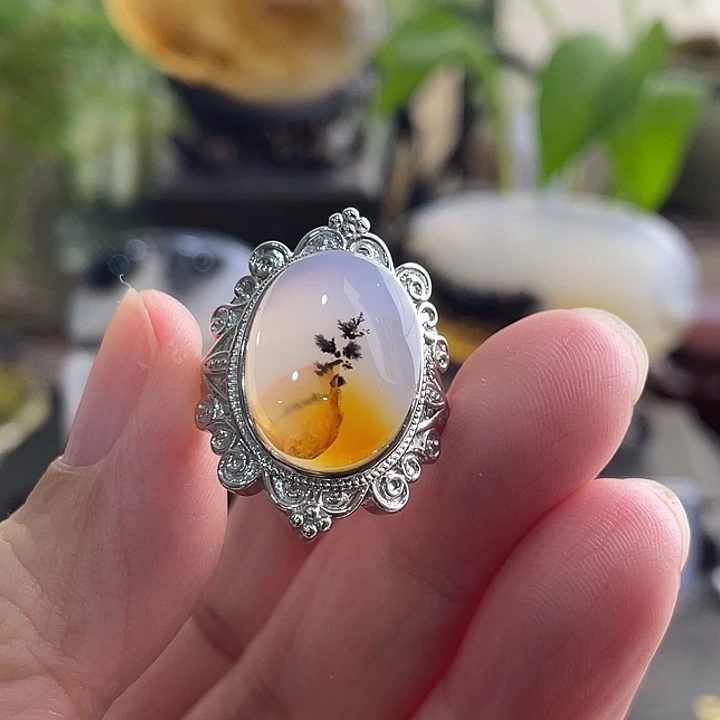 玛瑙/玉髓合金珠宝半成品