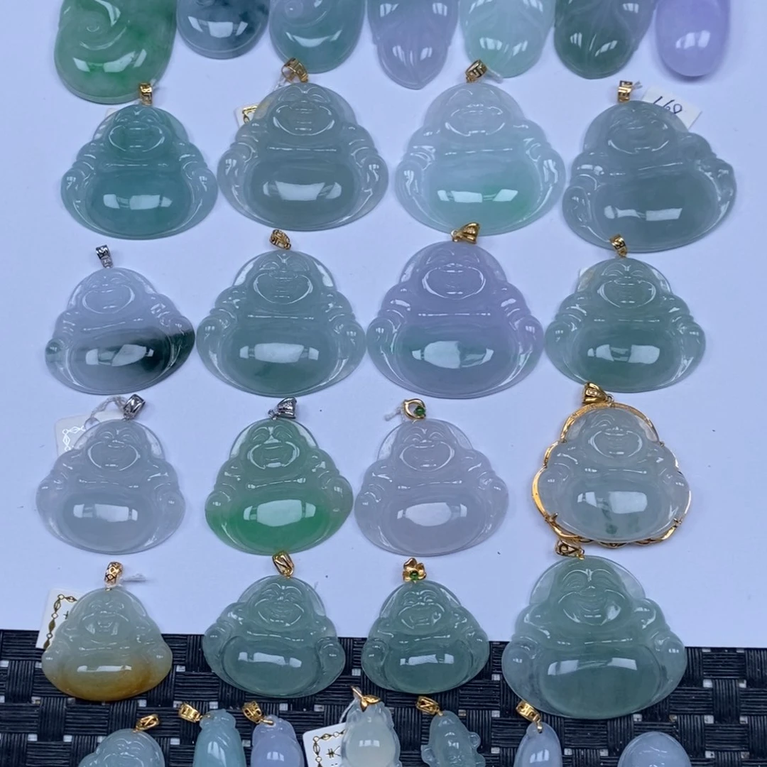 翡翠未镶嵌颈饰天然翡翠