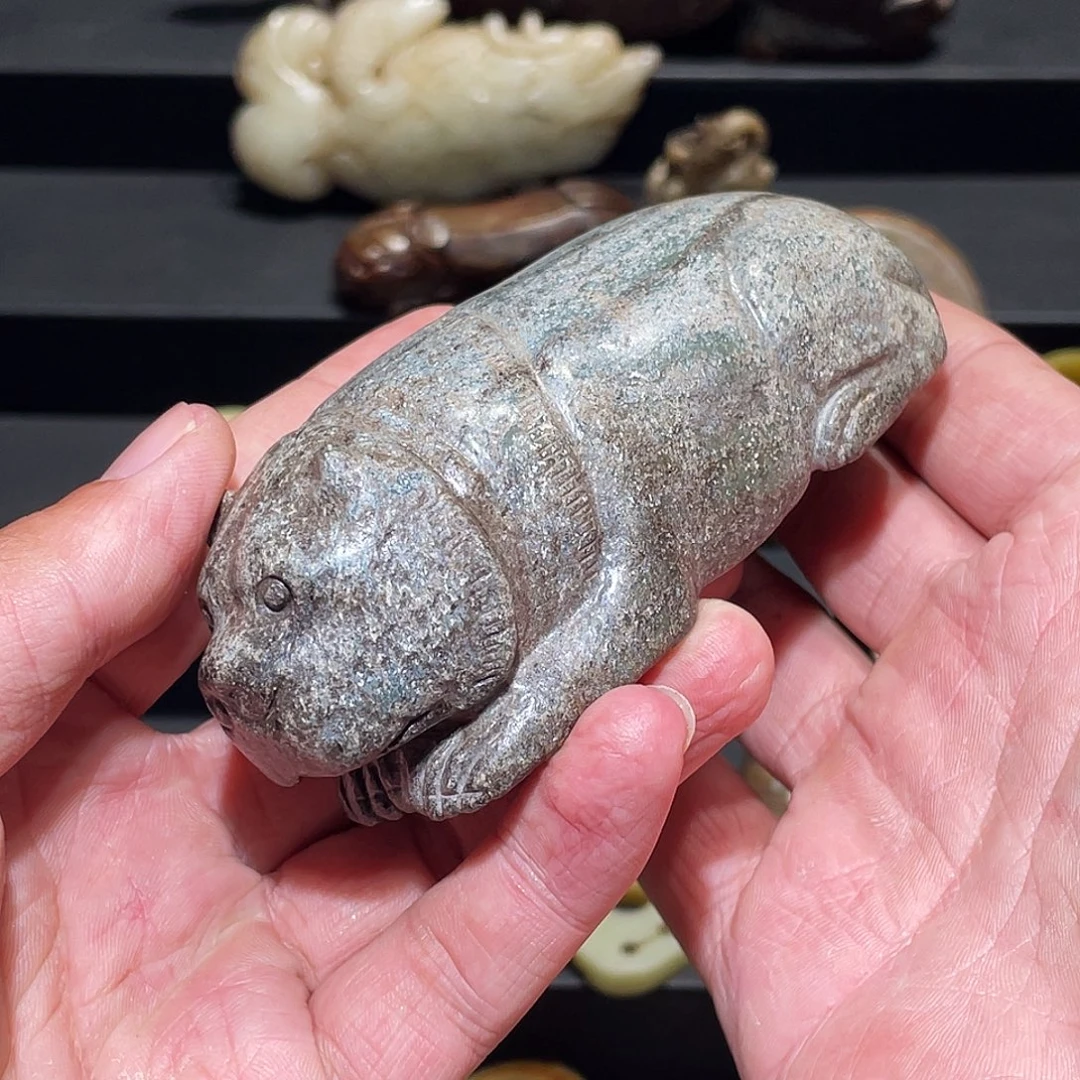 金***灿和田玉（糖玉）未镶嵌挂件