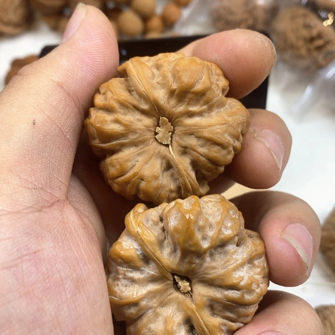 文玩核桃手把件42蛤蟆头