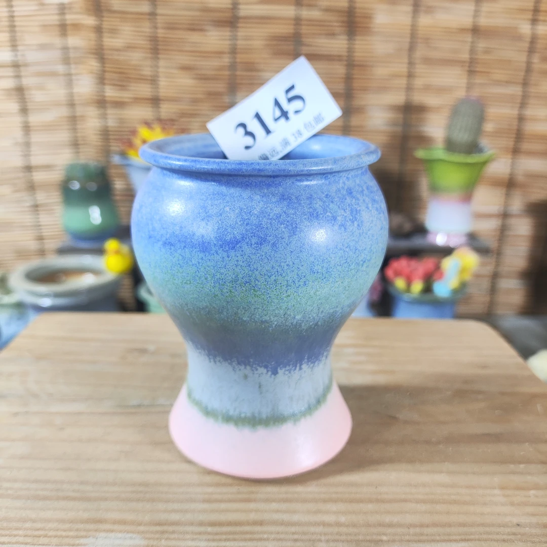 口5高9，3145手工创意多肉花盆摆件迷你多景德镇纯手工制做