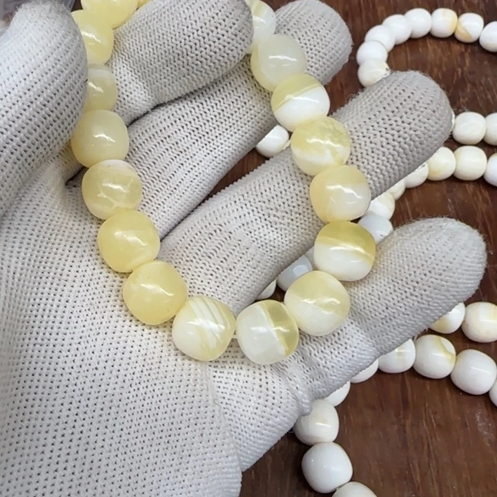 白玉菩提吊坠@*宇黄色2125