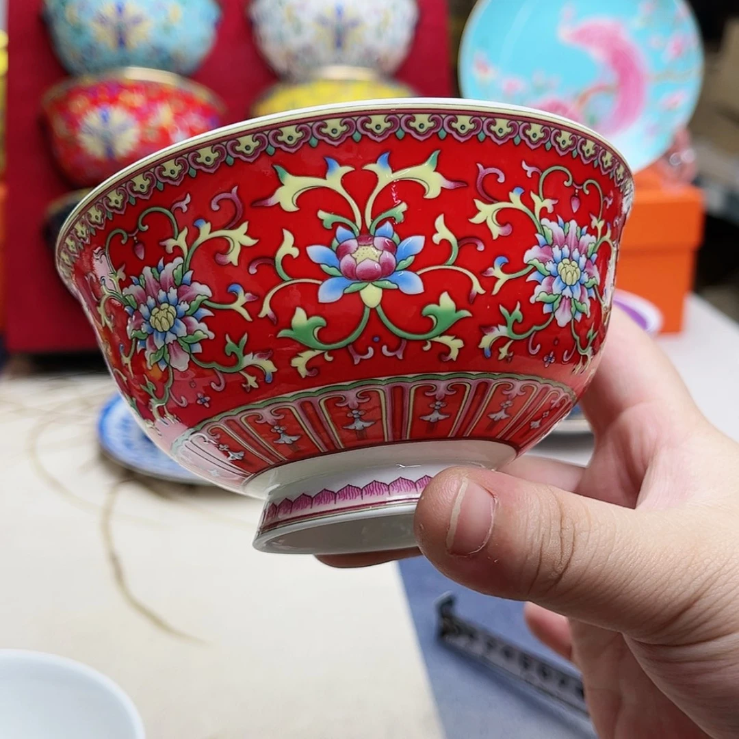 【闪购商品】珐琅4.5英寸6红。。。。。