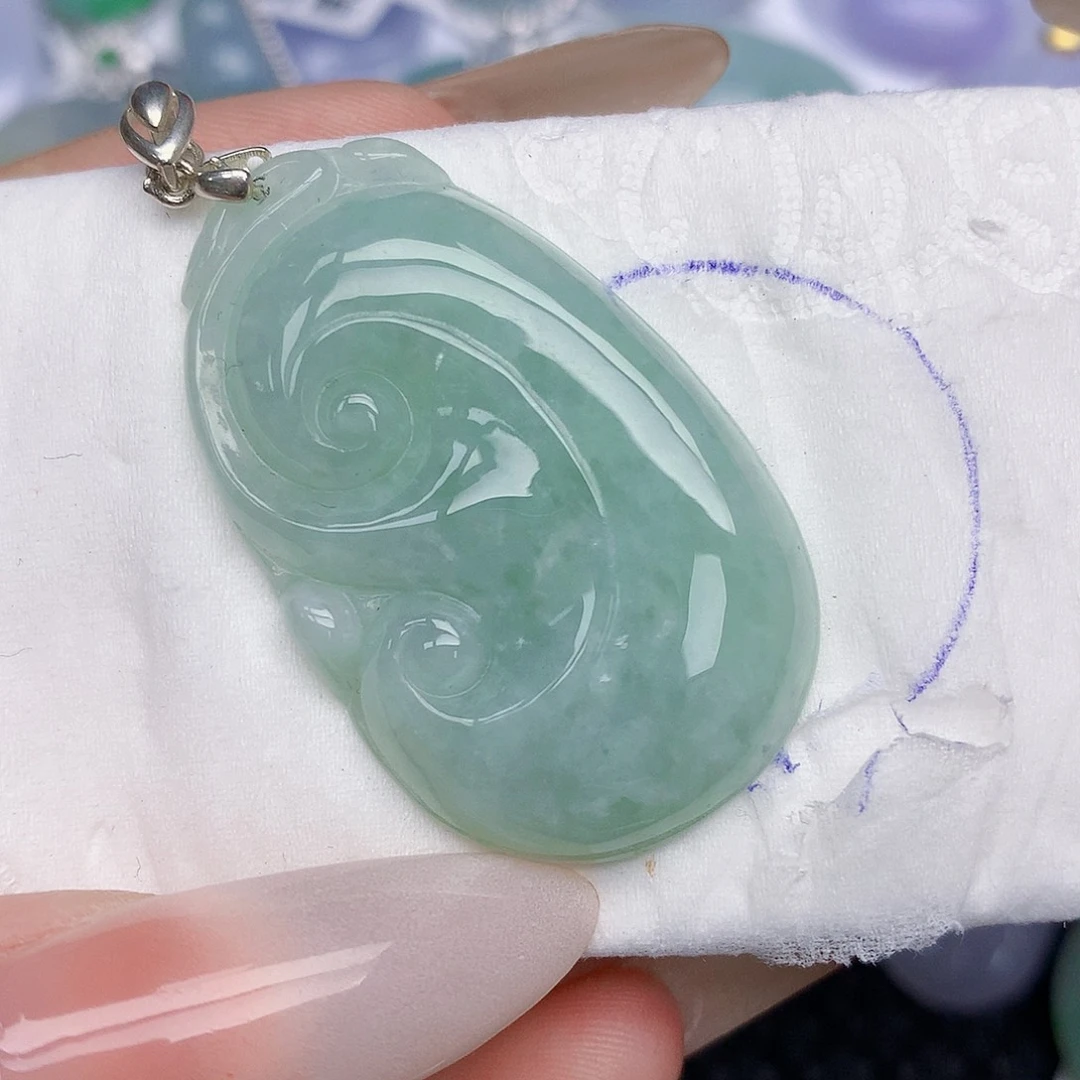 翡翠未镶嵌颈饰天然缅甸翡翠a货百元以上9元证书费自理