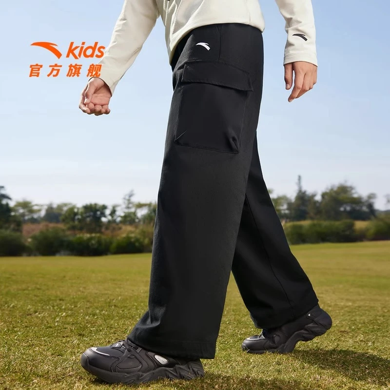 安踏儿童装裤子运动裤春秋25新款大童长裤休闲裤春季-352516502