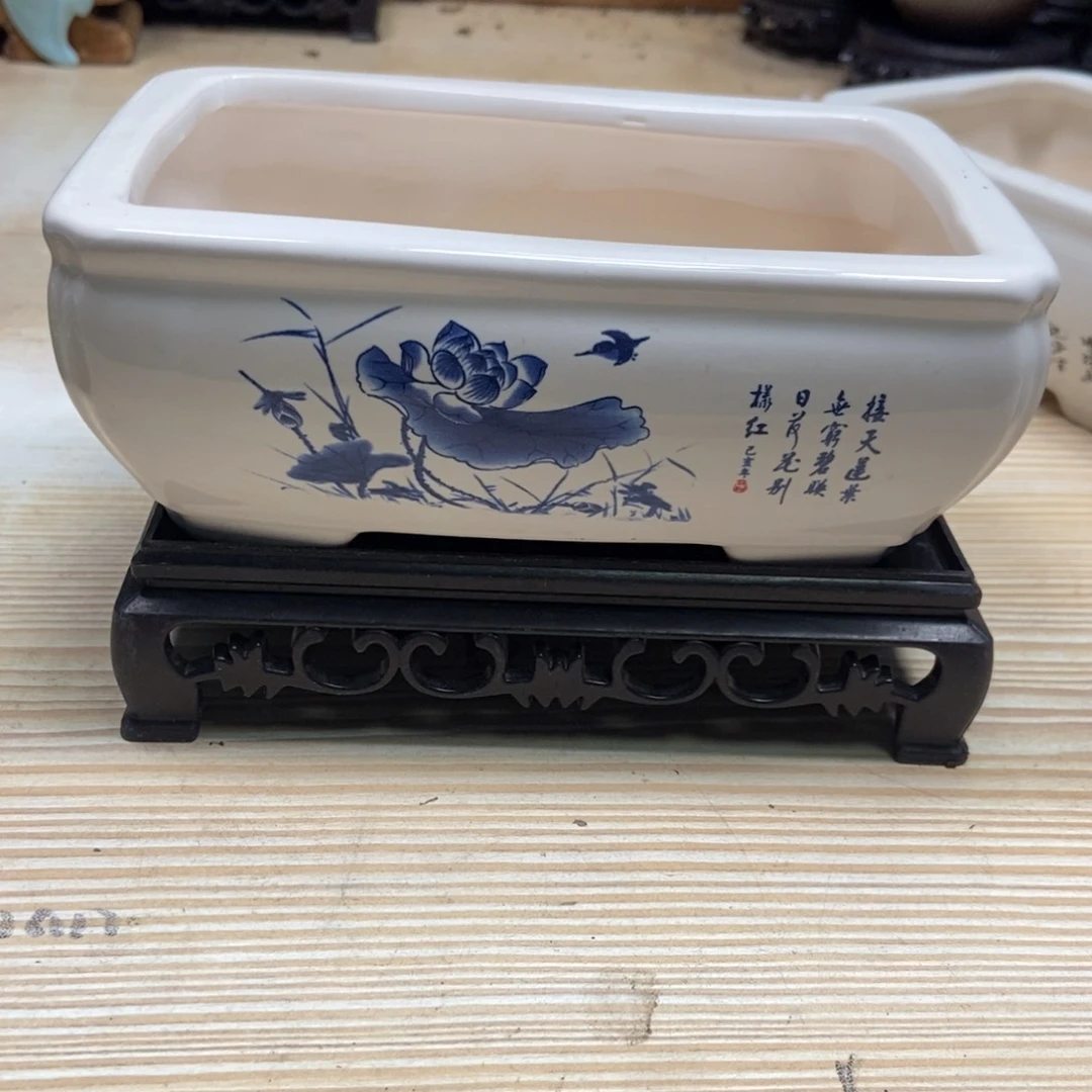 瓷片陶瓷花盆陶瓷艺术