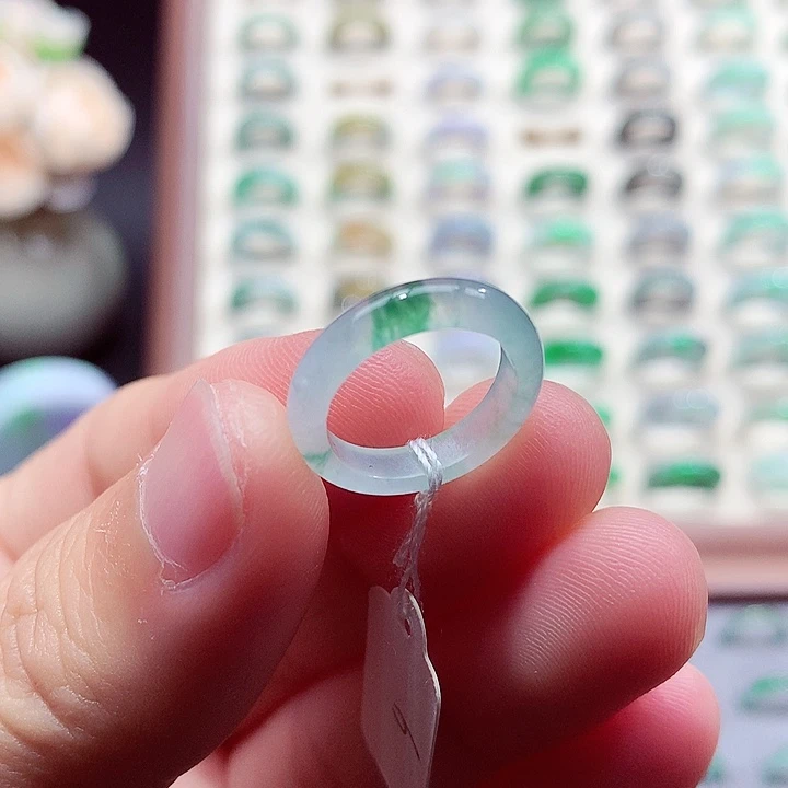 翡翠未镶嵌戒指6号