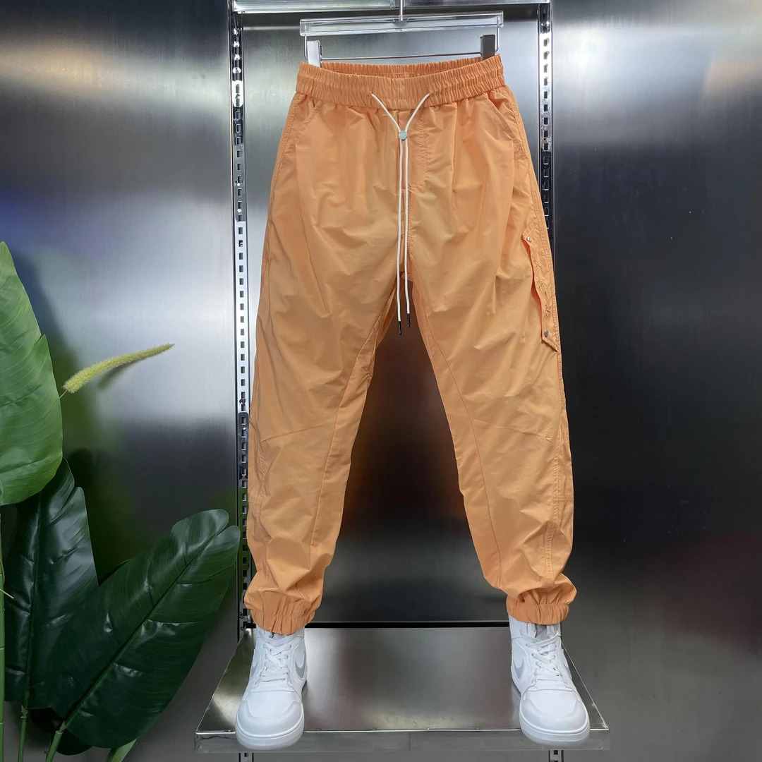 休闲裤男夏季薄款潮流百搭小脚运动裤痞帅哈伦裤时尚束脚裤2158#